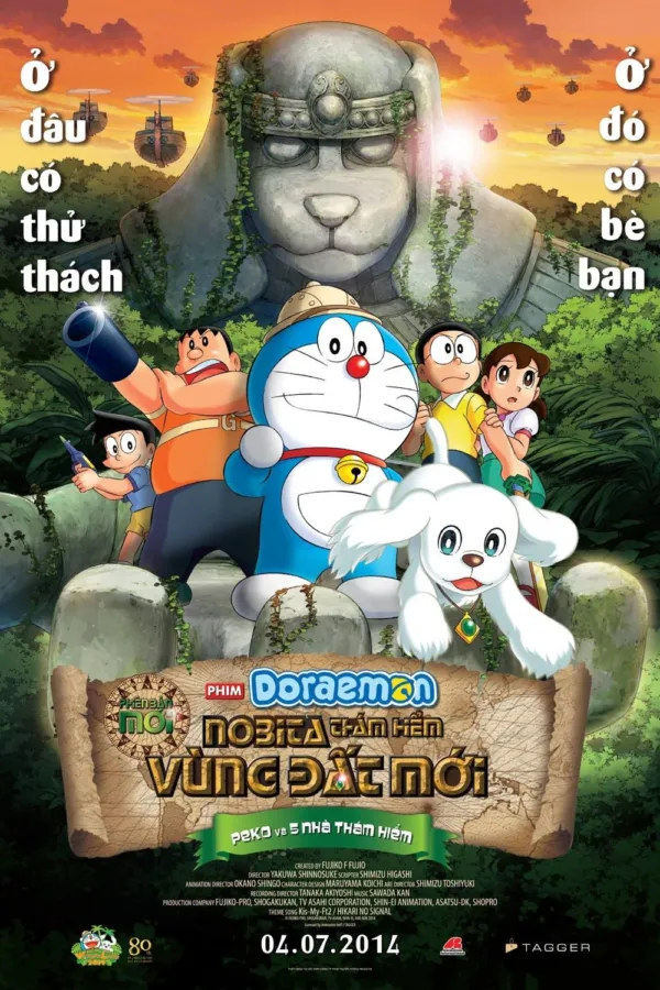 Doraemon: Nobita Thám Hiểm Vùng Đất Mới – Peko và 5 Nhà Thám Hiểm Vietsub - AnimeHay